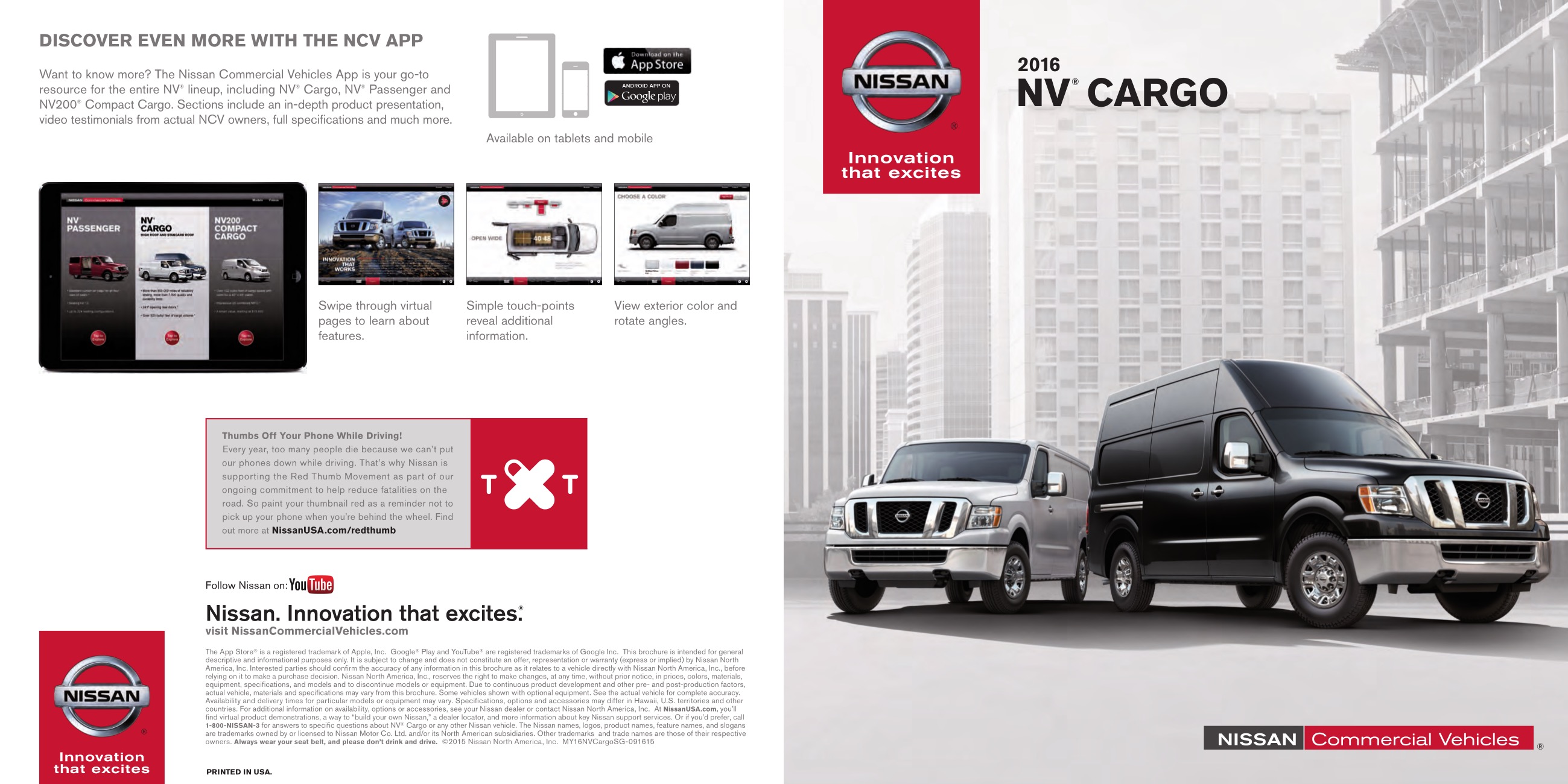 2016 Nissan NV Cargo Brochure Page 2